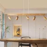 Adjustable Wooden Ceiling Spotlight - EcoLux-1-Warm White-White Oak-State of Style