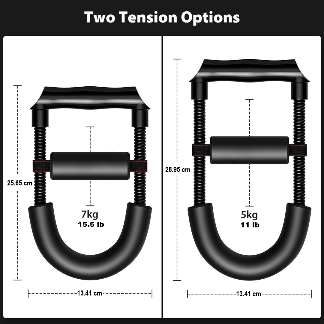 Adjustable Wrist and Forearm Strengthener - Hand Grip Trainer-Ratio: 5.00 kg – Length: 29.01 cm-State of Style