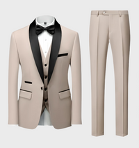 Adrian 3-Piece Men's Set-Apricot-S-State of Style