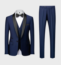 Adrian 3-Piece Men's Set-Navy-S-State of Style