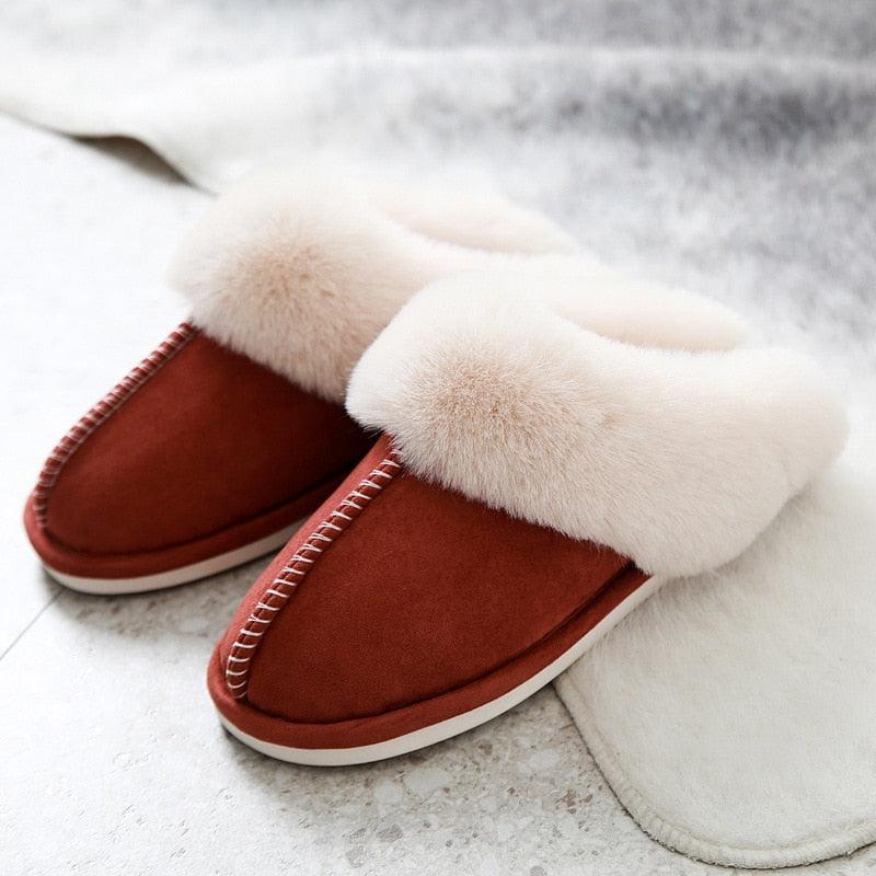 AdriansSlippers – Women's House Slippers-Brick Red-5.0 - 6.0-State of Style