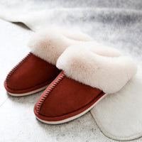 AdriansSlippers – Women's House Slippers-Brick Red-5.0 - 6.0-State of Style
