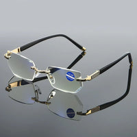 Advanced Anti-Blue Light Multifocal Reading Glasses - SapphireView-Gold-+1.00 (40-45 years)-State of Style