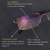 Advanced Anti-Blue Light Multifocal Reading Glasses - SapphireView-Gold-'+1.00/ 40-45 YEARS'-State of Style