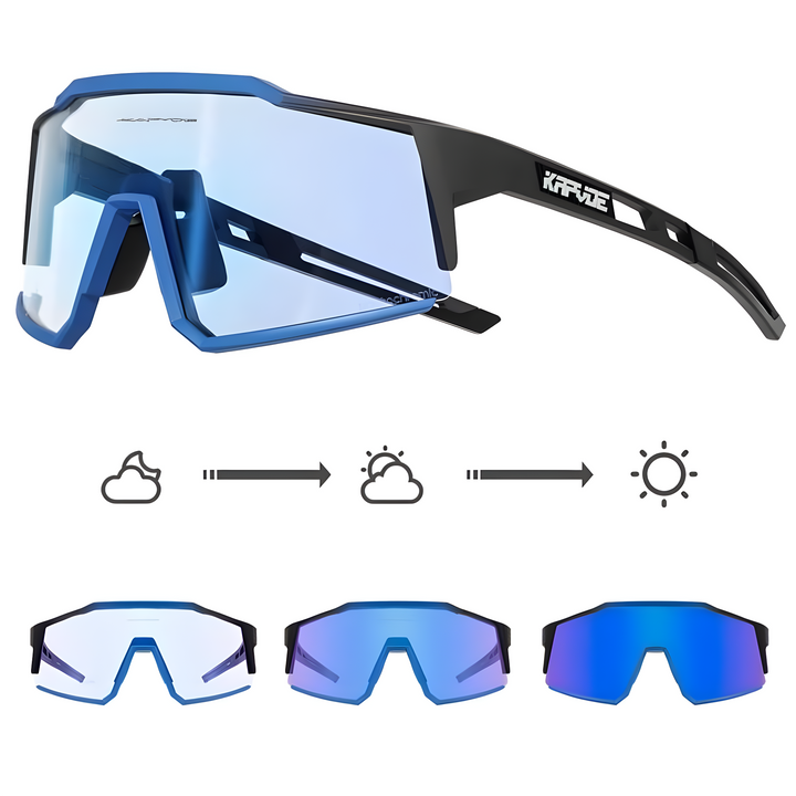 Advanced Bike Glasses - VisioPro-Black-State of Style