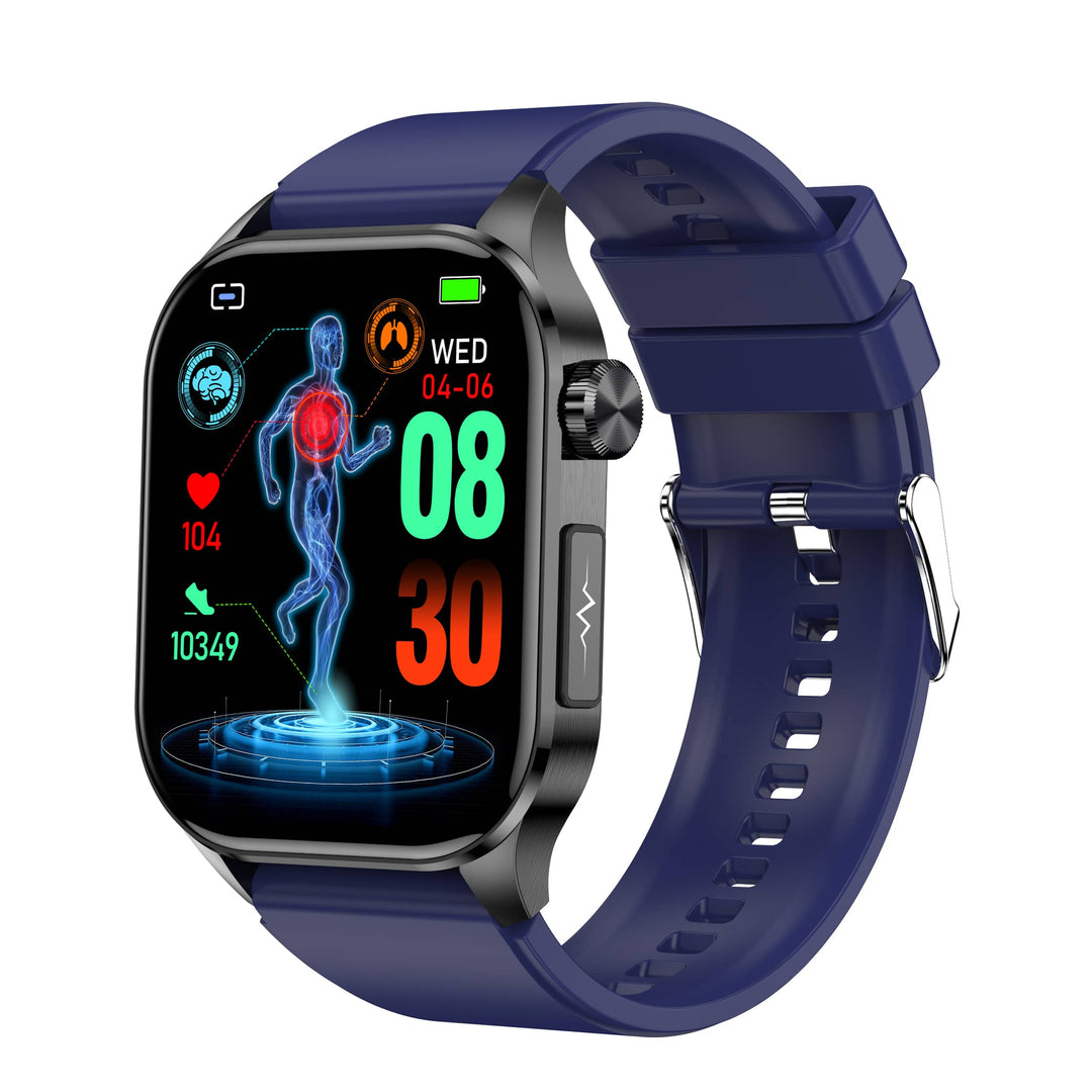Advanced Health & Fitness Smartwatch – VitaSense-Blue-State of Style