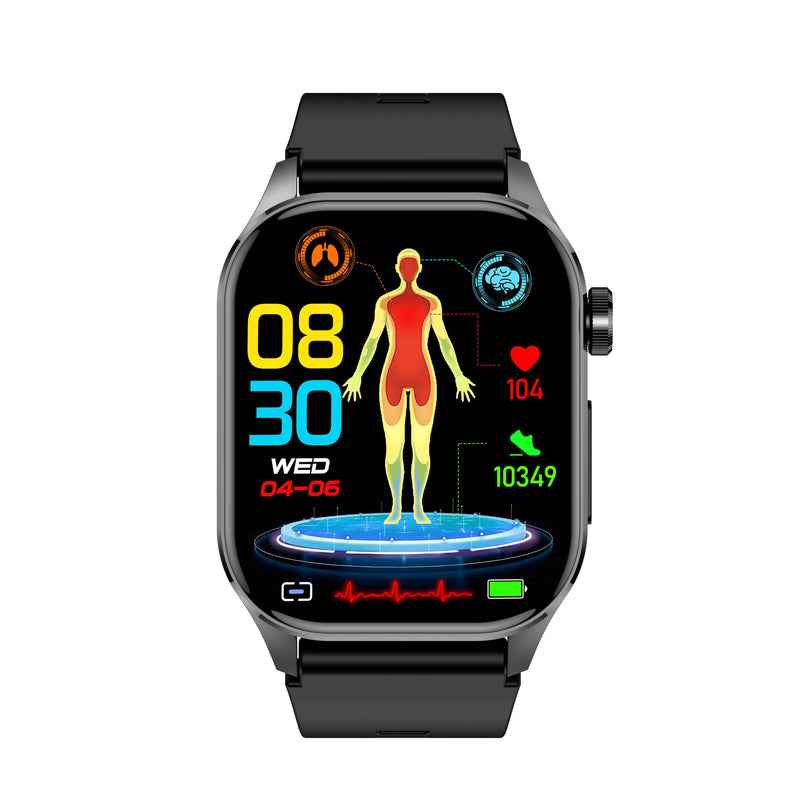 Advanced Health & Fitness Smartwatch – VitaSense-Brown-State of Style