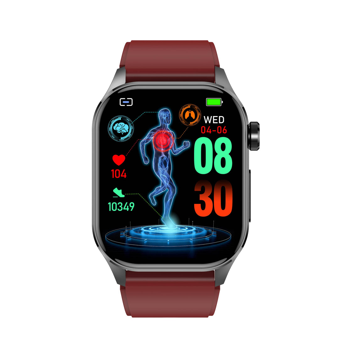 Advanced Health & Fitness Smartwatch – VitaSense-Brown-State of Style