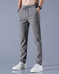 AeroFlex Pants: Quick-Drying, Stretch Comfort-Dark Blue-M-State of Style