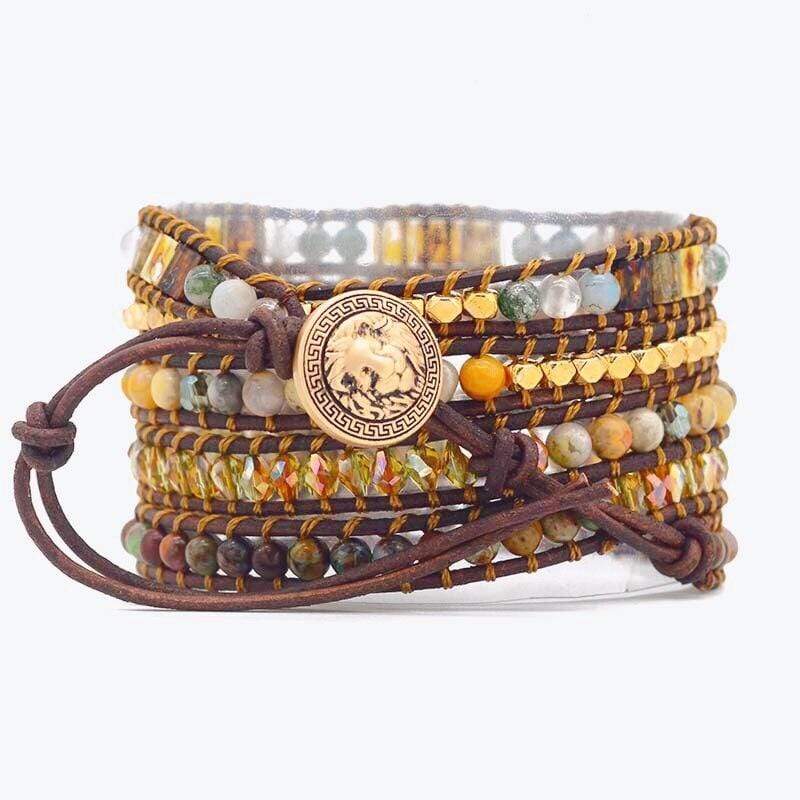 Agaat Moonshine Wrap Bracelet - Lunara-State of Style