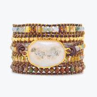 Agate Moonlight Wrap Bracelet - Lunara-State of Style