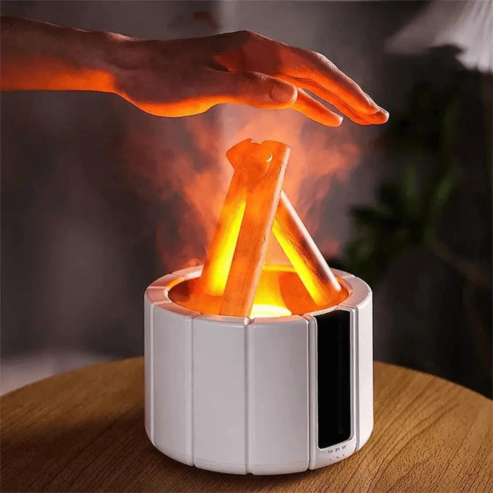 Air Humidifier - FlameMist-White Housing with 1 Colours-State of Style