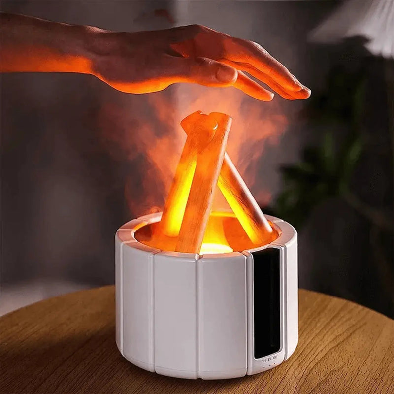Air Humidifier - FlameMist-White Housing with 1 Colours-State of Style
