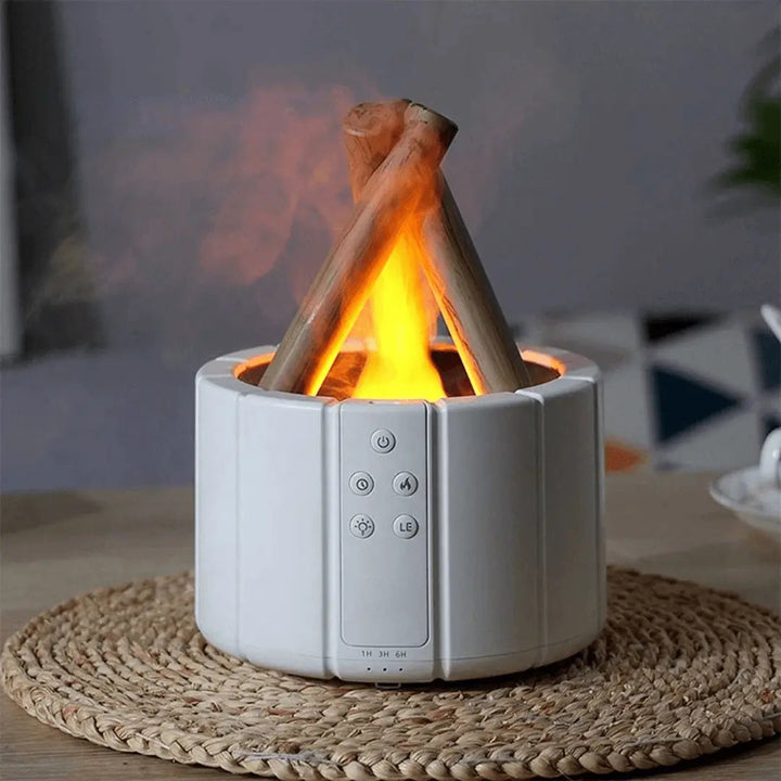 Air Humidifier - FlameMist-White Housing with 1 Colours-State of Style