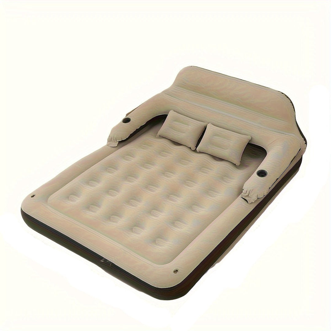 Air Mattress With Built-in Pump Backrest and Headboard - ComfortAir-Single (90 cm x 200 cm)-State of Style