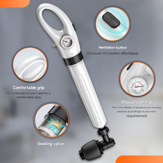 Air Pressure Unblocker (Adjustable 1–8 bar) - BlastAir-State of Style