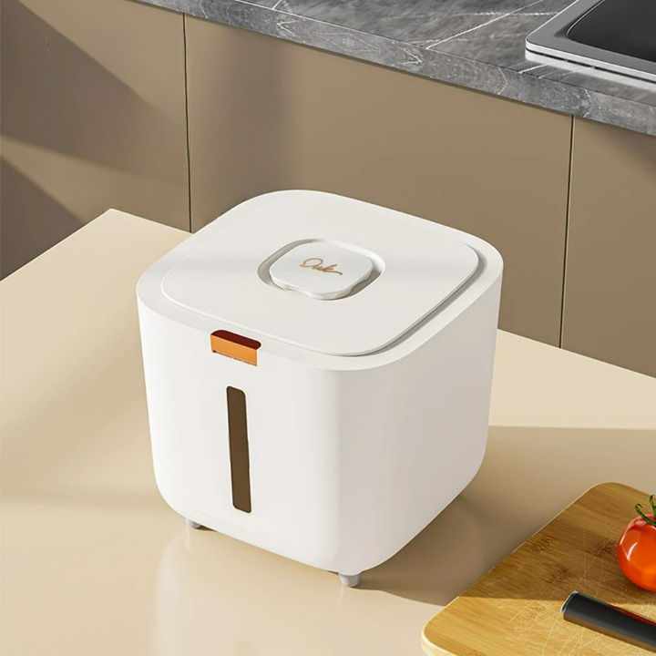 Air-tight Grain Dispenser with Lid (5–10 kg) - GranoBox-10 kg-State of Style