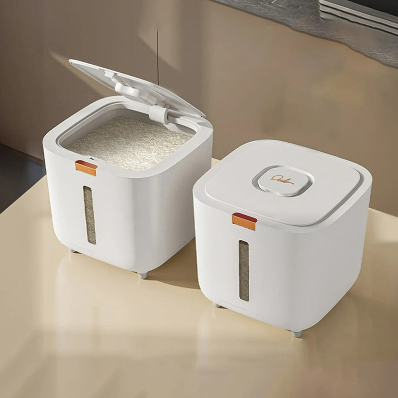 Air-tight Grain Dispenser with Lid (5–10 kg) - GranoBox-5 kg-State of Style