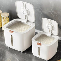 Air-tight Grain Dispenser with Lid (5–10 kg) - GranoBox-5 kg-State of Style