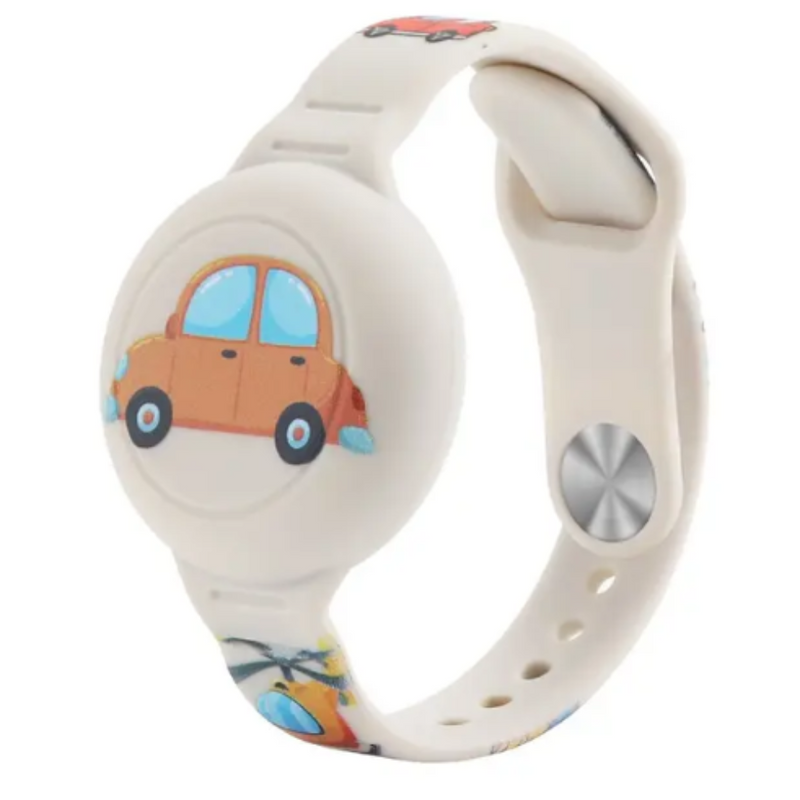 Airtag Armband for Children - DinoTrack-Beige-State of Style