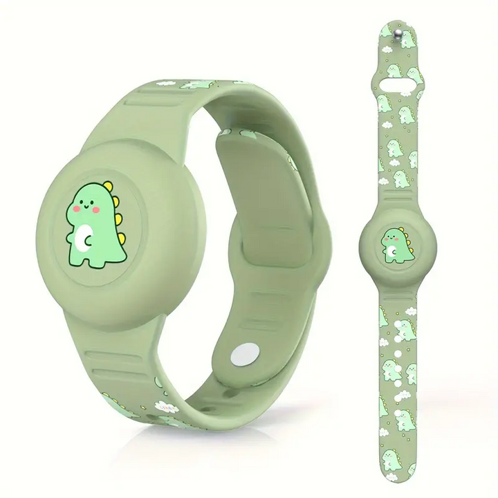 Airtag Armband for Children - DinoTrack-Green-State of Style
