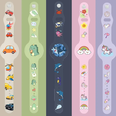 Airtag Armband for Children - DinoTrack-Green-State of Style