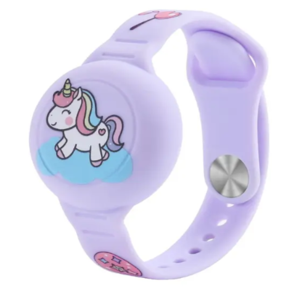 Airtag Armband for Children - DinoTrack-Purple-State of Style