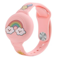 Airtag Armband for Kids - DinoTrack-Pink-State of Style