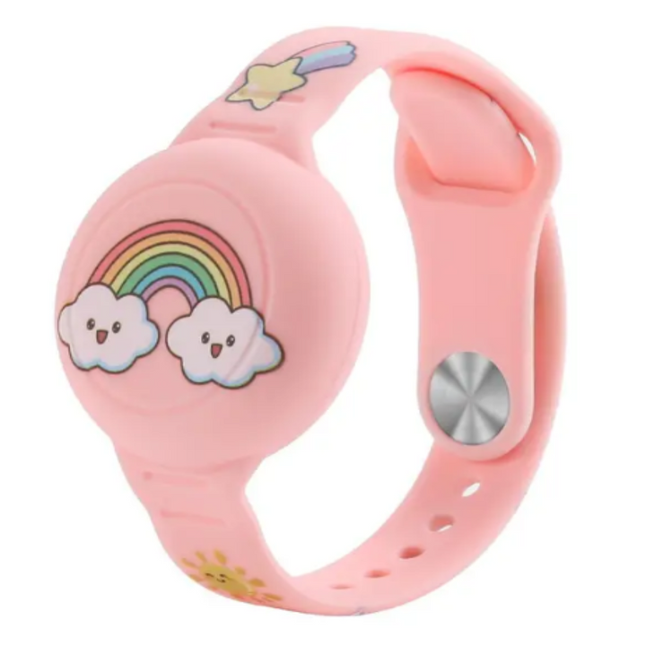 Airtag Armband for Kids - DinoTrack-Pink-State of Style