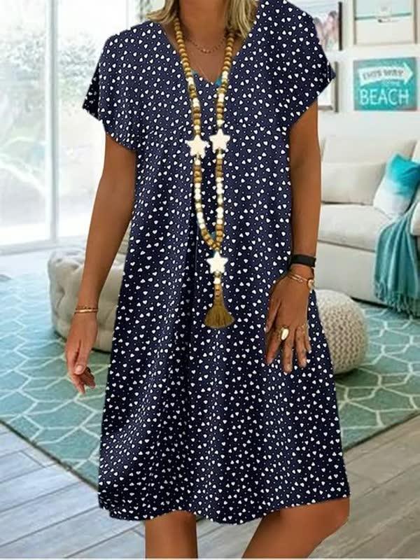 Airy Dress | Comfortable Women's Dress-Blue-S-State of Style
