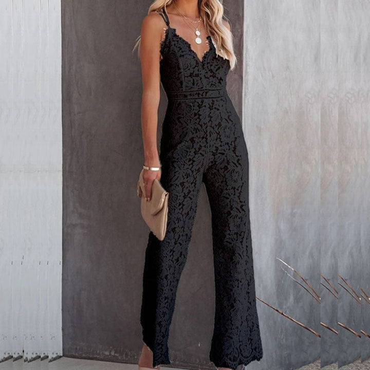 Airy & Fashionable Women's Ibiza Jumpsuit with High Waist – Amira-Black-XS-State of Style