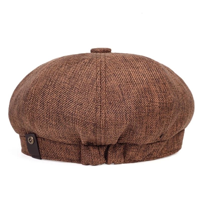 Airy retro men's cap for spring and summer – Alfie-Black-State of Style