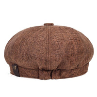Airy retro men's cap for spring and summer – Alfie-Black-State of Style