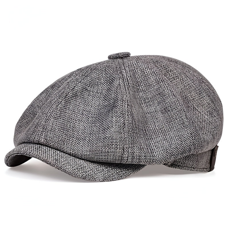 Airy retro men's cap for spring and summer – Alfie-Black-State of Style