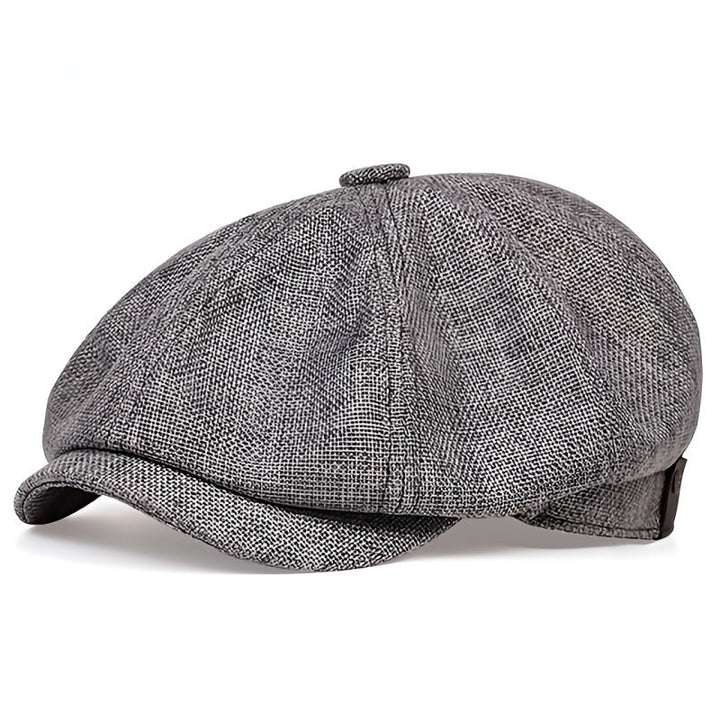 Airy retro men's cap for spring and summer – Alfie-Black-State of Style