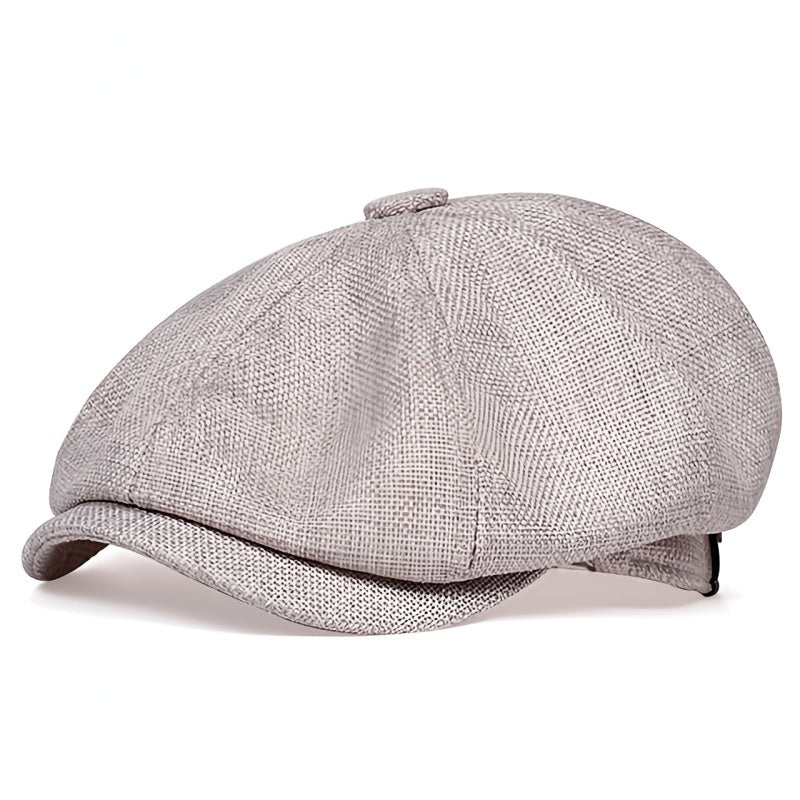 Airy retro men's cap for spring and summer – Alfie-Black-State of Style