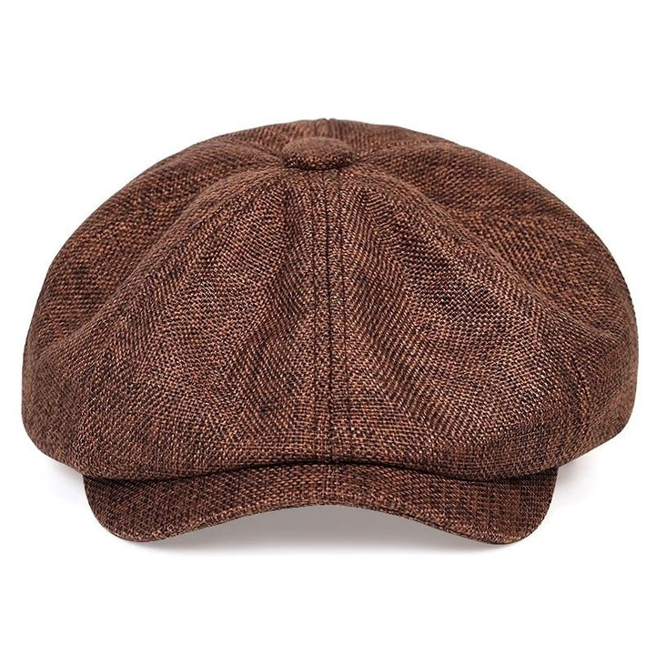 Airy retro men's cap for spring and summer – Alfie-Black-State of Style
