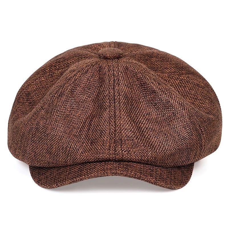 Airy retro men's cap for spring and summer – Alfie-Black-State of Style
