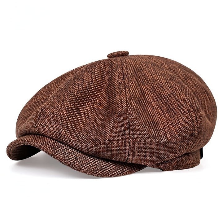 Airy retro men's cap for spring and summer – Alfie-Black-State of Style