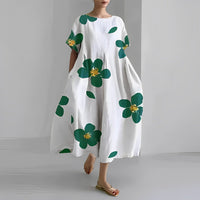 Airy summer maxi dress with waist accent - Clara-White-S-State of Style