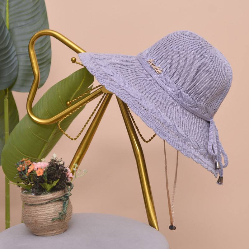 Airy women's beach hat for summer – Matilda-Gray-State of Style