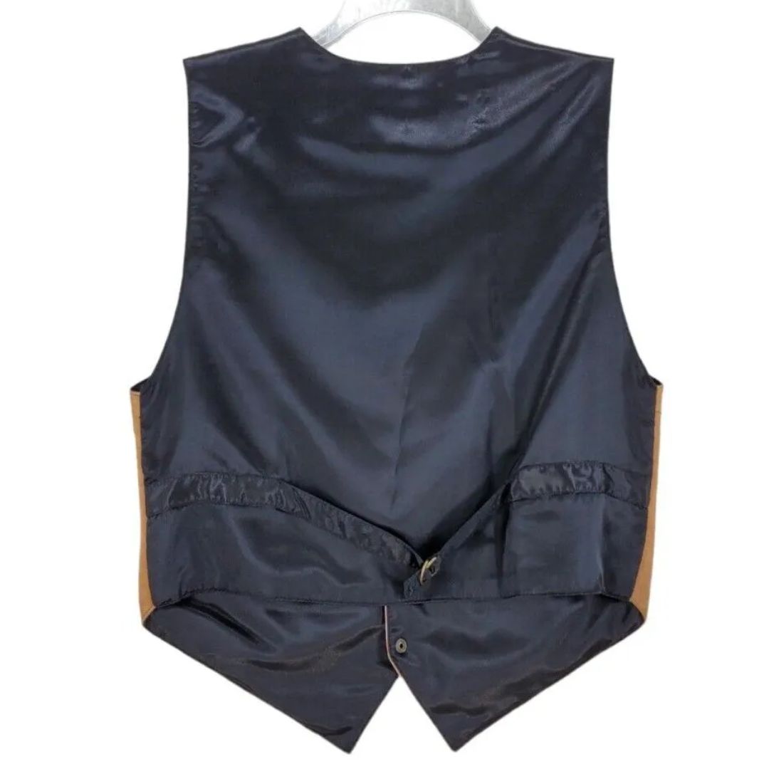 Alberto Traditional Vest – Rustic Suede Waistcoat with Classic Fit-Black-S-State of Style
