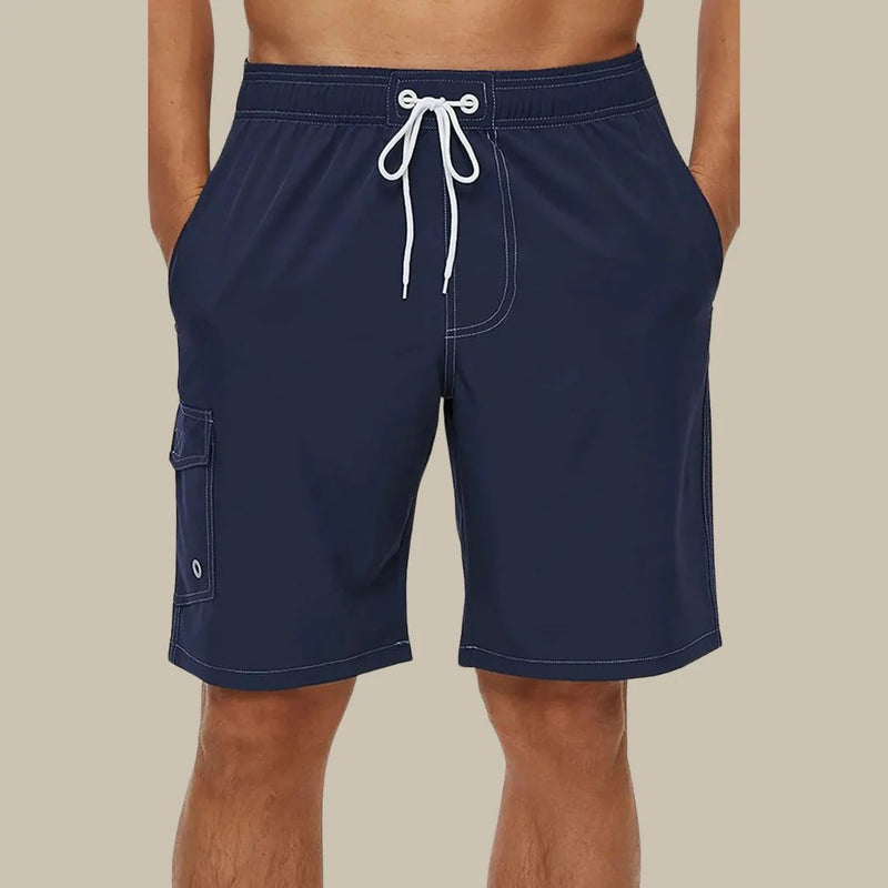 Alexander Swim Shorts | Quick-Drying & Comfortable-Navy-S-State of Style