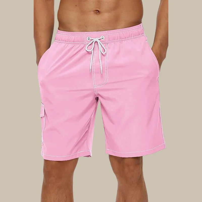 Alexander Swim Shorts | Quick-Drying & Comfortable-Pink-S-State of Style