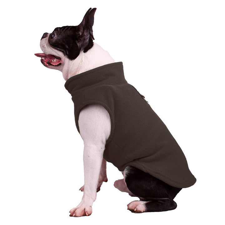 All-Season Dog Jacket - ArcticFleece-Brown-S-State of Style