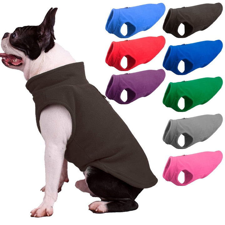All-Season Dog Jacket - ArcticFleece-Grey-S-State of Style