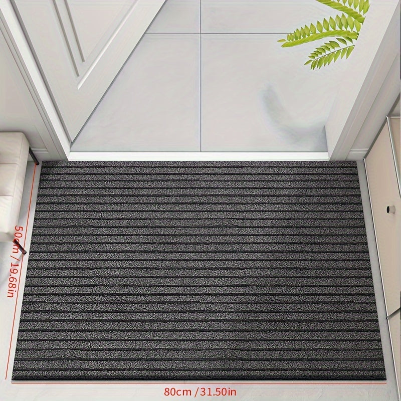 All-Season Door Mat for Indoor and Outdoor - WeatherGuard Pro-Grey-50 x 80 cm-State of Style