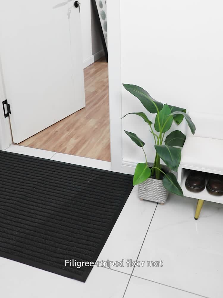 All-Season Door Mat for Indoor and Outdoor - WeatherGuard Pro-Grey-50 x 80 cm-State of Style