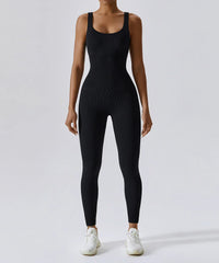 All-Season Women's Fitness Jumpsuit - Nova-Grey-S-State of Style