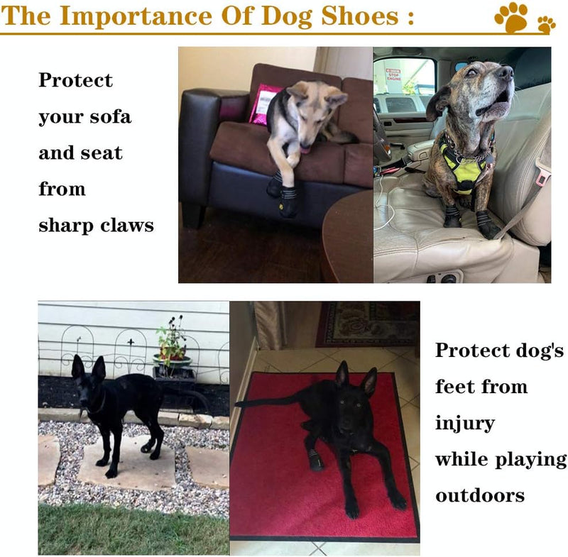 All-Weather Dog Boots for Safe Adventures-Black-1-State of Style